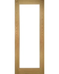 Deanta Oak Internal Pre Sanded Walden Door with Clear Glass